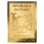 Nefertiti 1/1000 oz .999 Gold Coin in Assay Card - Chad Pharaohs Series - Image 4