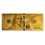 1 Gram $100 USA Bill 24K Gold Note - Image 2