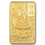 1 Gram Lucky Cat Gold Bar - PAMP Suisse - Image 3