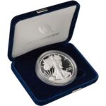 1oz Proof American Silver Eagle Coin in Box w/COA - Mixed Year - Image 3