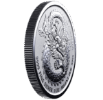 1 oz 2020 Dragon $5 .9999 Pure Silver Coin - Image 2